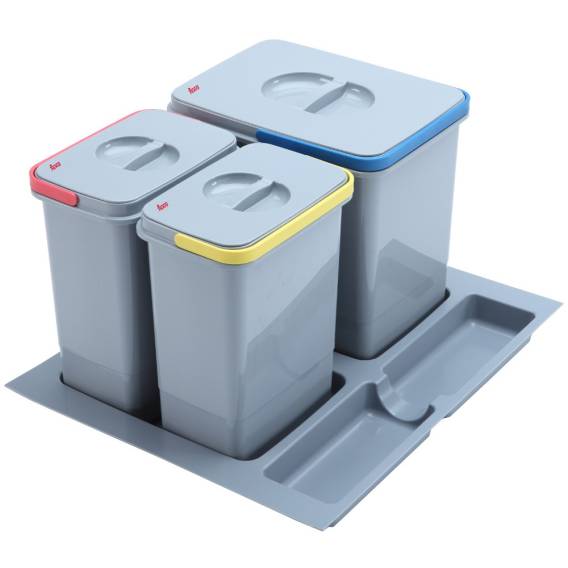 Obrázok pre Teka ECO EASY 60 22 l 3 košík/košíky Šedá
