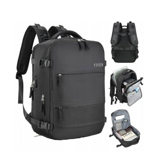 Obrázok pre Cestovní kabinový batoh NOVEEN CTB400 černý 40x20x25