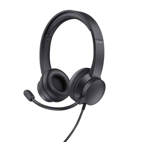 Obrázok pre Trust HS-150 Sluchátka s mikrofonem Kabel Přes hlavu Kancelář / call centrum Černá