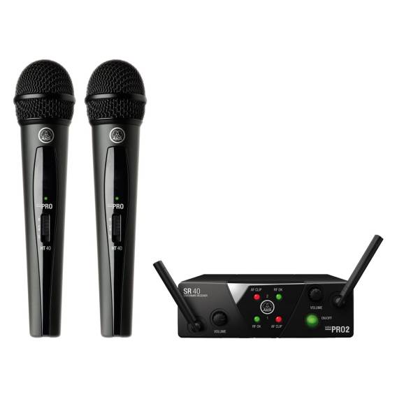 Obrázok pre Wireless mic set AKG WMS40 Mini2 Vocal Set BD