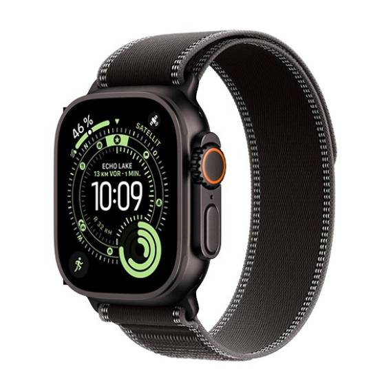 Obrázok pre Apple Watch Ultra 3 OLED 49 mm Digitální 422 x 514 px Dotyková obrazovka 5G Černá Wi-Fi GPS
