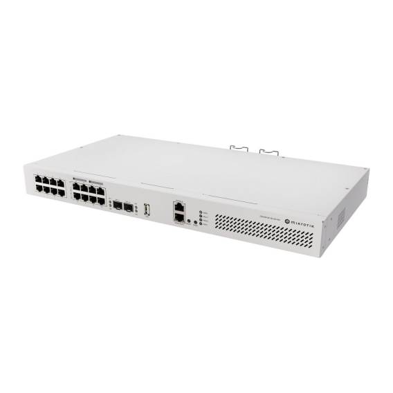Obrázok pre Mikrotik CRS418-8P-8G-2S+RM Cloud Router/Sw L2/L3 Gigabit Ethernet (10/100/1000) Podpora napájení po Ethernetu (PoE) 1U