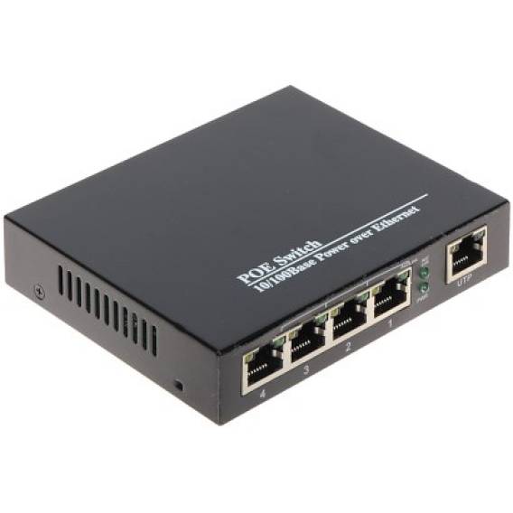 Obrázok pre POE Switch SPS-4P/1 5-Port