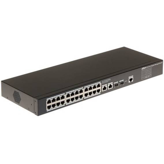 Obrázok pre Dahua Technology SG4028 Řízený L2 Gigabit Ethernet (10/100/1000) Černá