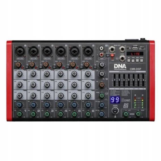 Obrázok pre DNA CM8-DSP - USB audio mixer s MP3 přehrávačem