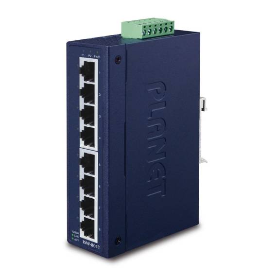 Obrázok pre PLANET ISW-801T síťový přepínač Nespravované L2 Fast Ethernet (10/100) Modrá