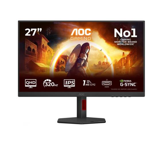 Obrázok pre AOC G4 Q27G4SRU počítačový monitor 68,6 cm (27") 2560 x 1440 px Quad HD LED Černá, Červená