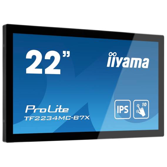 Obrázok pre iiyama ProLite TF2234MC-B7X počítačový monitor 54,6 cm (21.5") 1920 x 1080 px Full HD LED Dotyková obrazovka Víceuživatelský Černá