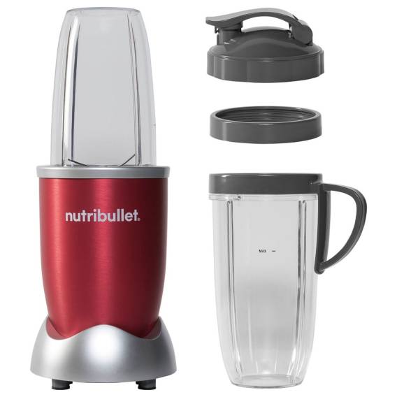 Obrázok pre NutriBullet NB907R 0,9 l Mixér na vaření 900 W Červená, Stříbrná