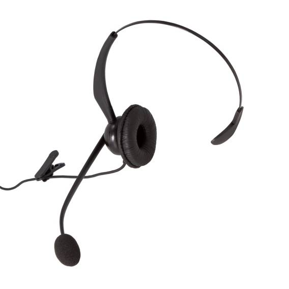 Obrázok pre Auerswald COMfortel H-200 Sluchátka s mikrofonem Kabel Přes hlavu Kancelář / call centrum USB Typ-A Černá