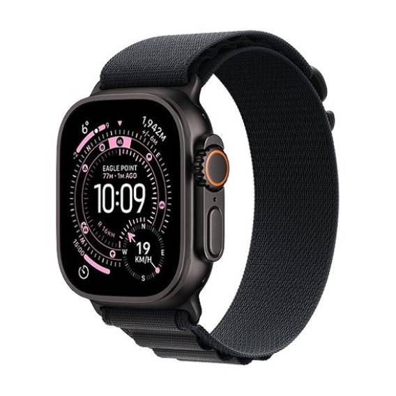 Obrázok pre Apple Watch Ultra 3 OLED 49 mm Digitální 422 x 514 px Dotyková obrazovka 5G Černá Wi-Fi GPS