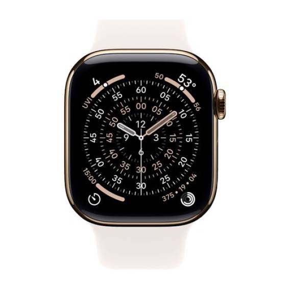 Obrázok pre Apple Watch Series 11 OLED 46 mm Digitální 416 x 496 px Dotyková obrazovka 5G Titanová Wi-Fi GPS