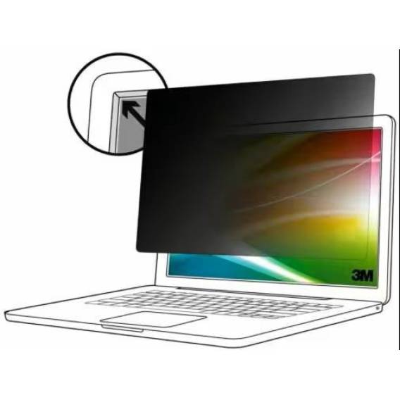 Obrázok pre 3M BPTMS002 33 cm (13") Laptop Bezrámečkový privátní filtr na monitor