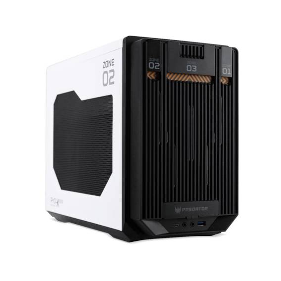 Obrázok pre Acer DC.Z3XEE.001 počítačová skříň Desktop Černá, Bílá