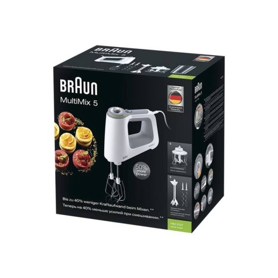 Obrázok pre Braun MultiMix 5 HM 5137 Ruční mixér 750 W Šedá, Bílá