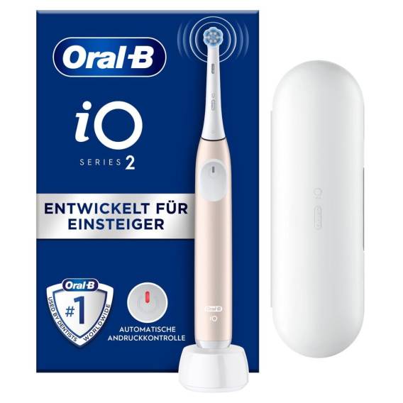 Obrázok pre Oral-B 2 iO Dospělý Vibrační kartáček Růžová, Bílá