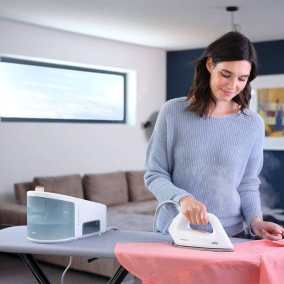 Obrázok pre Braun CareStyle 3 IS3132WH 2400 W 2 l EloxalPlus soleplate Oranžová, Bílá