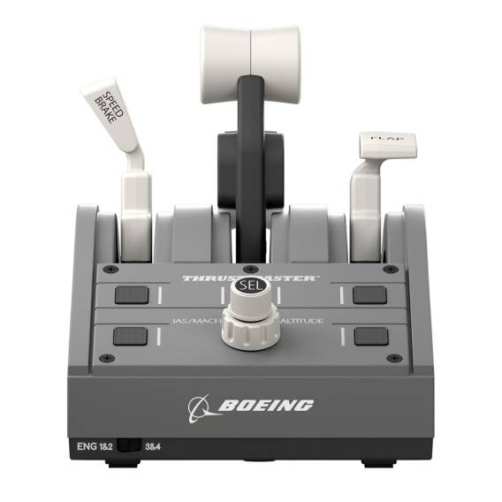 Obrázok pre Thrustmaster TCA Quadrant Boeing Edition Šedá USB Joystick PC, Xbox, Xbox One X, Xbox Series S