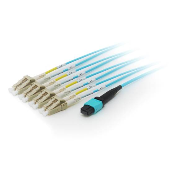 Obrázok pre Equip 25556307 InfiniBand a optický kabel 3 m MTP 4x LC Azurová