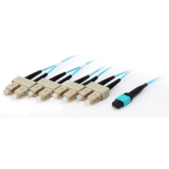Obrázok pre Equip 25557607 InfiniBand a optický kabel 10 m MTP 4x SC Azurová