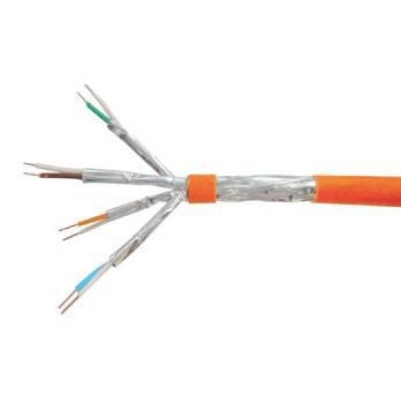 Obrázok pre Equip 187321 síťový kabel Oranžová 100 m Cat7 S/FTP (S-STP)