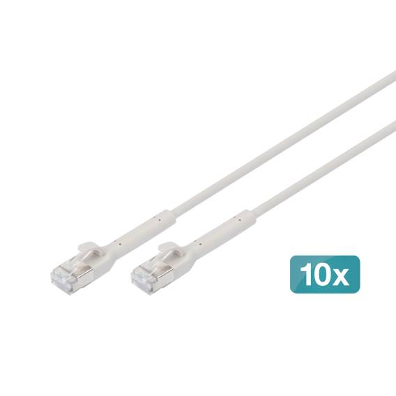 Obrázok pre Digitus DK-1632-A-050B-10 síťový kabel Šedá 5 m Cat6a F/FTP (FFTP)