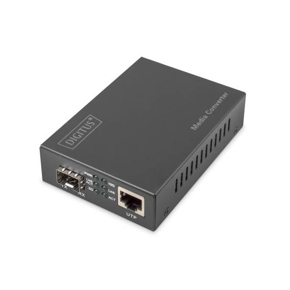 Obrázok pre Digitus DN-82211 konvertor síťové kabeláže 10000 Mbit/s Černá