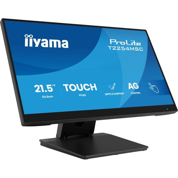 Obrázok pre iiyama T2254MSC-B2AG počítačový monitor 54,6 cm (21.5") 1920 x 1080 px Full HD LED Dotyková obrazovka Černá