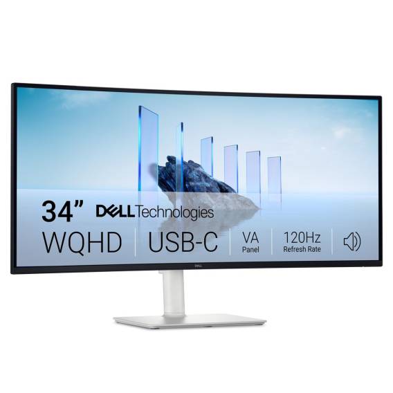 Obrázok pre DELL Plus S3425DW počítačový monitor 86,4 cm (34") 3440 x 1440 px Wide Quad HD LCD Stříbrná