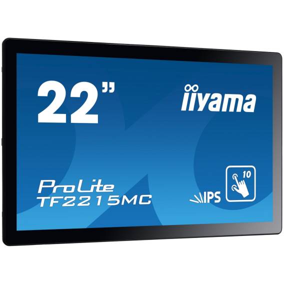Obrázok pre iiyama ProLite TF2215MC-B2 počítačový monitor 54,6 cm (21.5") 1920 x 1080 px Full HD LED Dotyková obrazovka Víceuživatelský Černá