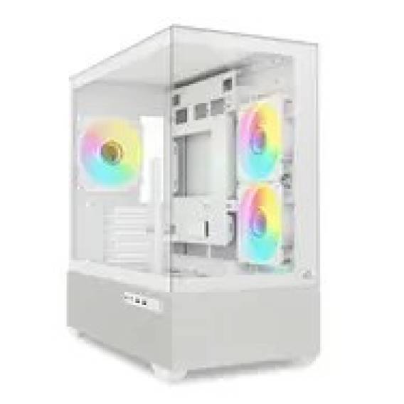 Obrázok pre Sharkoon MK7 ARGB mATX Case 2xGlass White