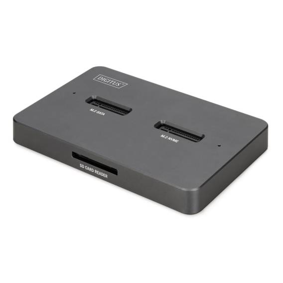 Obrázok pre Digitus DA-71546-1 dokovací stanice pro úložná zařízení USB 3.2 Gen 2 (3.1 Gen 2) Type-C Černá