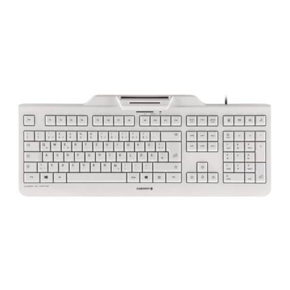 Obrázok pre CHERRY KC 1000 SC klávesnice USB švýcarský Šedá