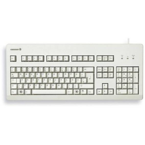 Obrázok pre CHERRY G80-3000 klávesnice Univerzální USB QWERTZ Německý Šedá