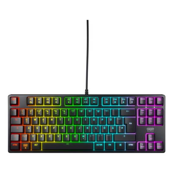 Obrázok pre CHERRY K4V2 TKL klávesnice Hraní USB QWERTZ Německý Černá