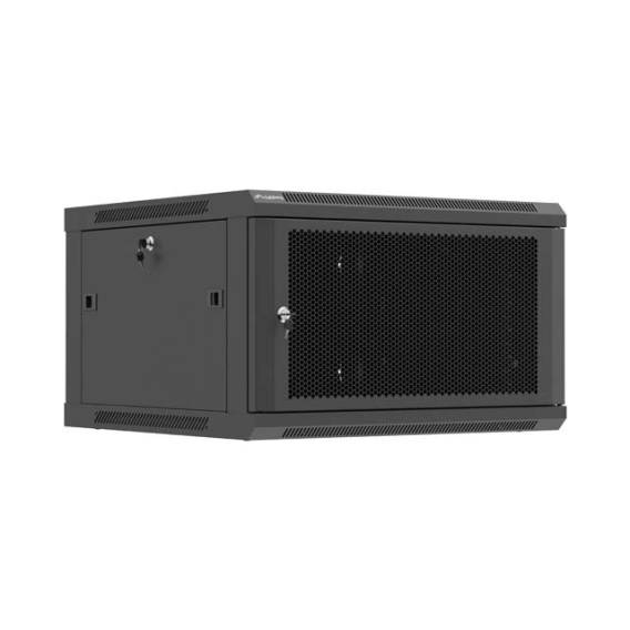 Obrázok pre Wall-mount rack cabinet 19" 6U 600x600 black