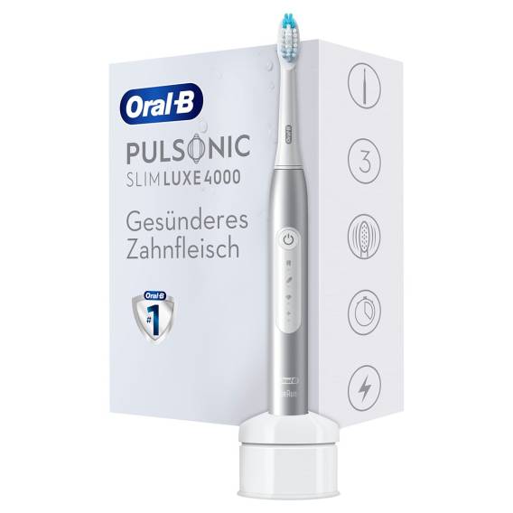 Obrázok pre Oral-B Pulsonic Slim Luxe 4000 Dospělý Sonický Platinová