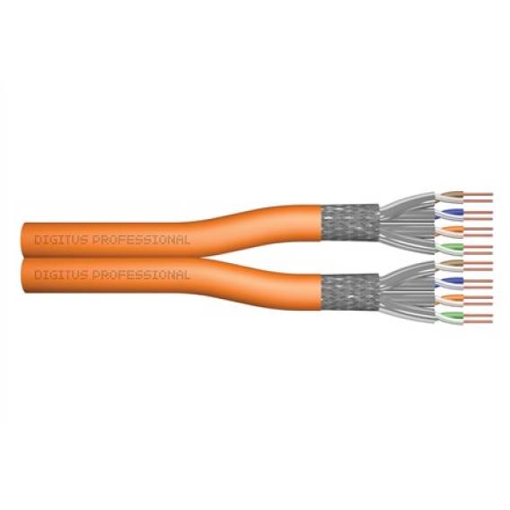 Obrázok pre Digitus DK-1743-VH-D-5 síťový kabel Oranžová 500 m Cat7 S/FTP (S-STP)