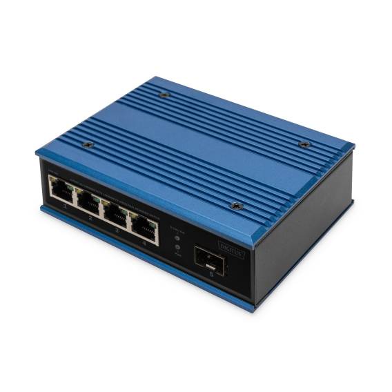 Obrázok pre Digitus DN-651130 síťový přepínač Nespravované Fast Ethernet (10/100) Černá, Modrá