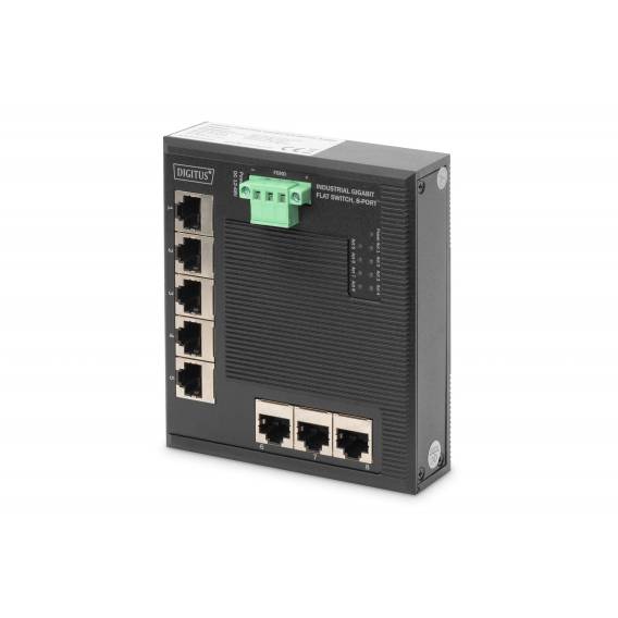 Obrázok pre Digitus DN-651127 síťový přepínač Nespravované Gigabit Ethernet (10/100/1000) Černá