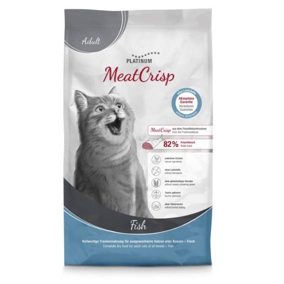 Obrázok pre PLATINUM MeatCrisp Adult Fish - suché krmivo pro kočky - 1,5kg