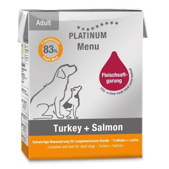 Obrázok pre PLATINUM Menu Adult Iberico+Turkey - vlhké krmivo pro psy - 185g