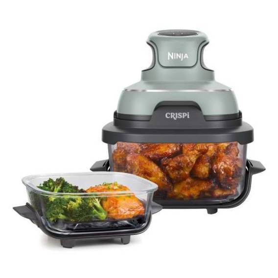 Obrázok pre Ninja CRISPi Samostarný 3,8 l 1700 W Horkovzdušná fritéza Zelená, Šedá, Průhledná