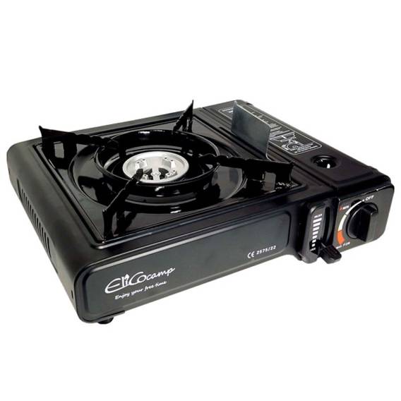 Obrázok pre ELICO BDZ-155B Cestovní plynový vařič v kufříku na kartuše 2,2 kW, piezoelektrický zapalovač.