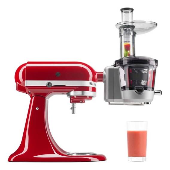 Obrázok pre KitchenAid 5KSM1JA lis na citrusy/odšťavňovač Pomalý odšťavovač Stříbrná