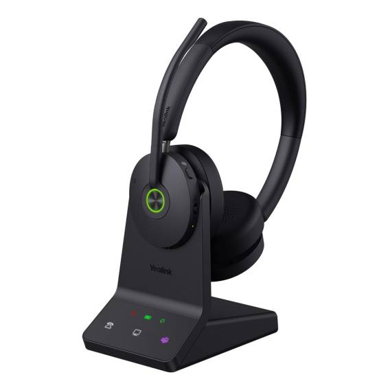 Obrázok pre Yealink WH68 UC Sluchátka s mikrofonem Kabelový a bezdrátový Přes hlavu Hovory/hudba USB typu C Bluetooth Černá