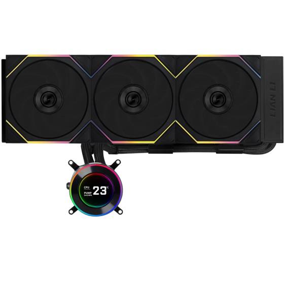 Obrázok pre Lian Li GA II Hydroshift II LCD-C 360TL Procesor Kapalinový chladič typu vše v jednom 12 cm Černá 1 kusů