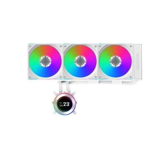 Obrázok pre Lian Li GA II Hydroshift II LCD-C 360CL Procesor Kapalinový chladič typu vše v jednom 12 cm Bílá 1 kusů