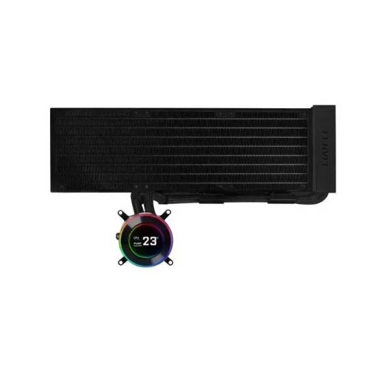 Obrázok pre Lian Li GA II Hydroshift II LCD-C 360N Počítačová skříň Kapalinový chladič typu vše v jednom Černá