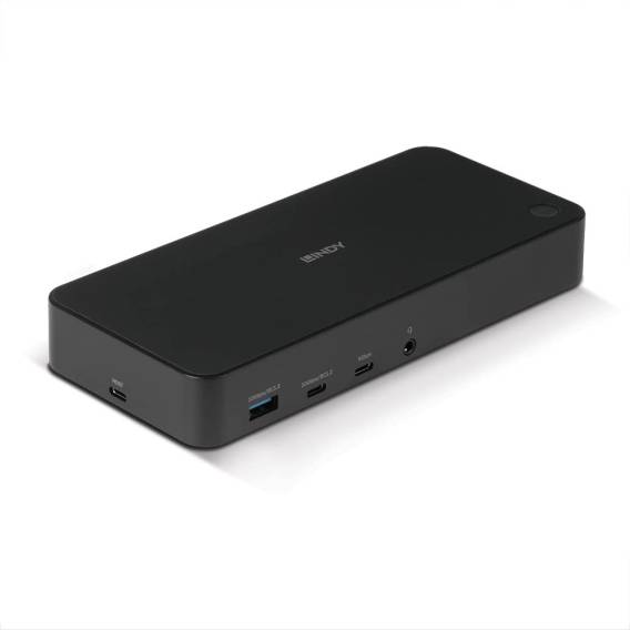 Obrázok pre Lindy 43366 dokovací stanice/replikátor portů USB 3.2 Gen 2 (3.1 Gen 2) Type-C Černá